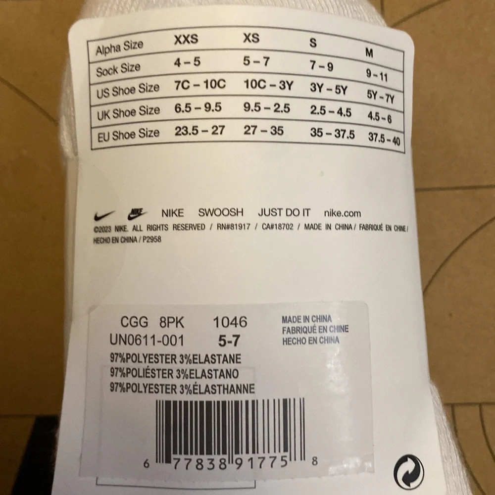 Kids Nike Dri-fit Ankle socks 16 pairs